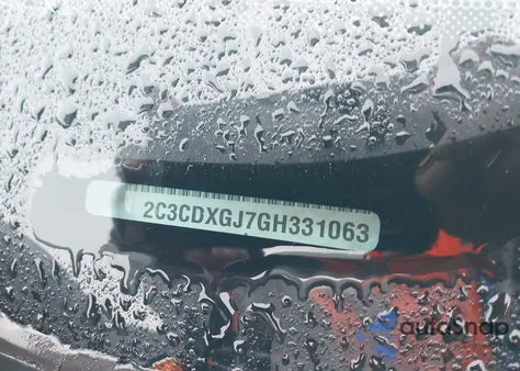 2016 Dodge Charger R/T Scat Pack z USA, uszkodzony, nr VIN 2C3CDXGJ7GH331063